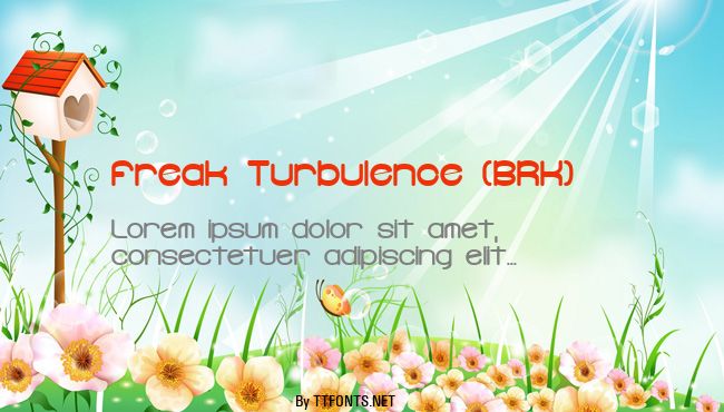 Freak Turbulence (BRK) example