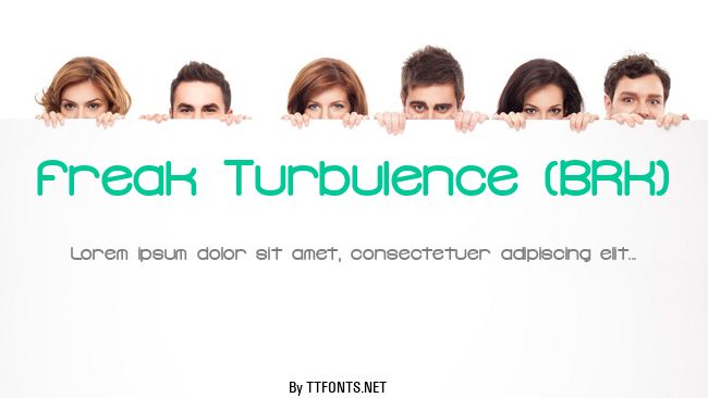 Freak Turbulence (BRK) example