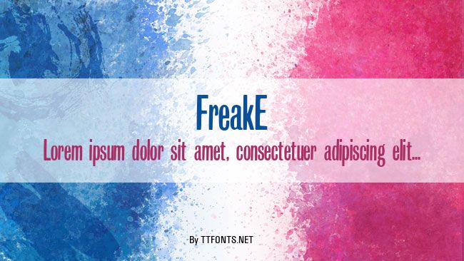 FreakE example