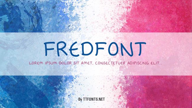 Fredfont example