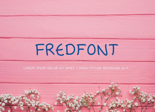 Fredfont example