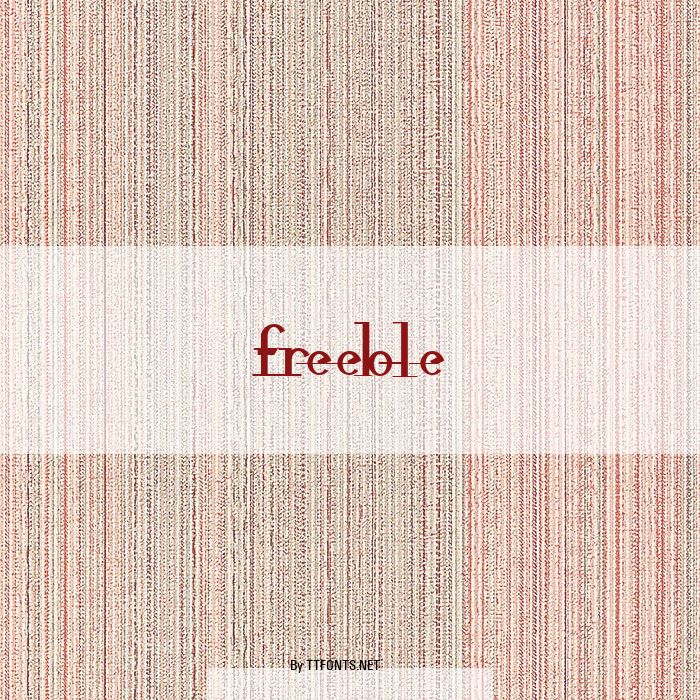 freeble example