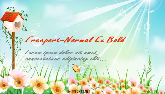 Freeport-Normal Ex Bold example