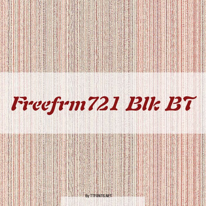 Freefrm721 Blk BT example