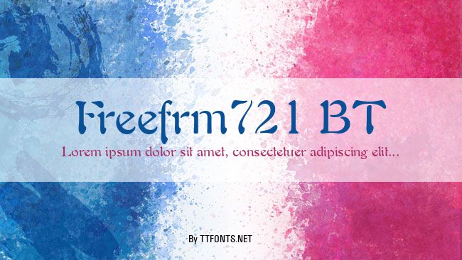 Freefrm721 BT example