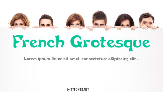 French Grotesque example