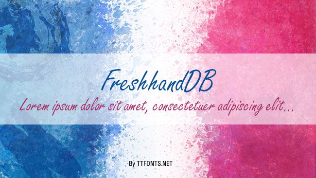 FreshhandDB example
