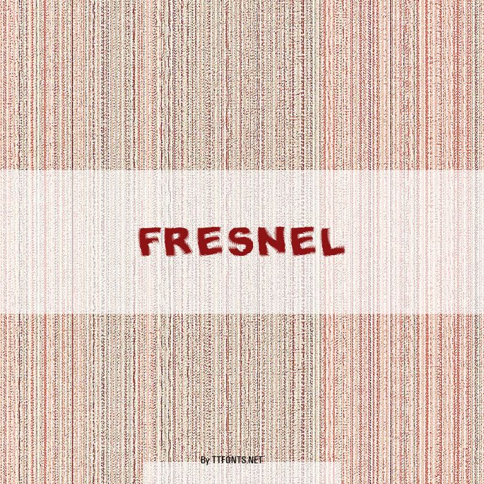Fresnel example