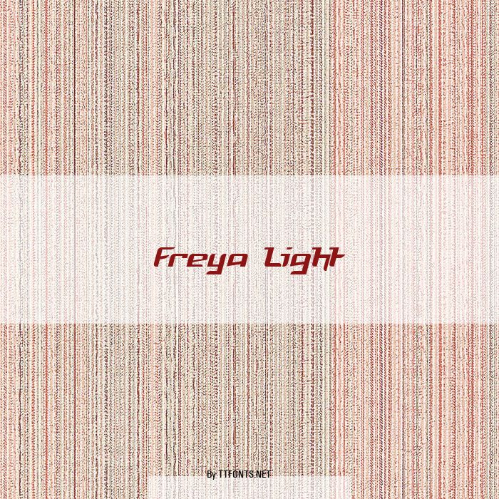 Freya Light example