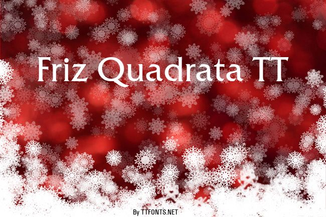 Friz Quadrata TT example