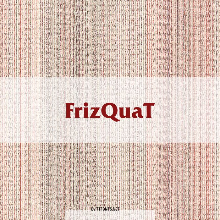 FrizQuaT example