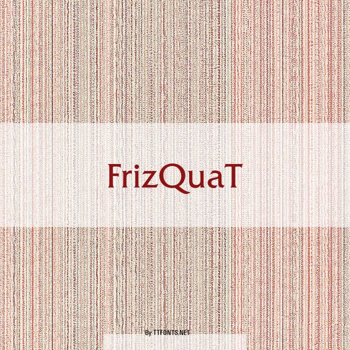 FrizQuaT example