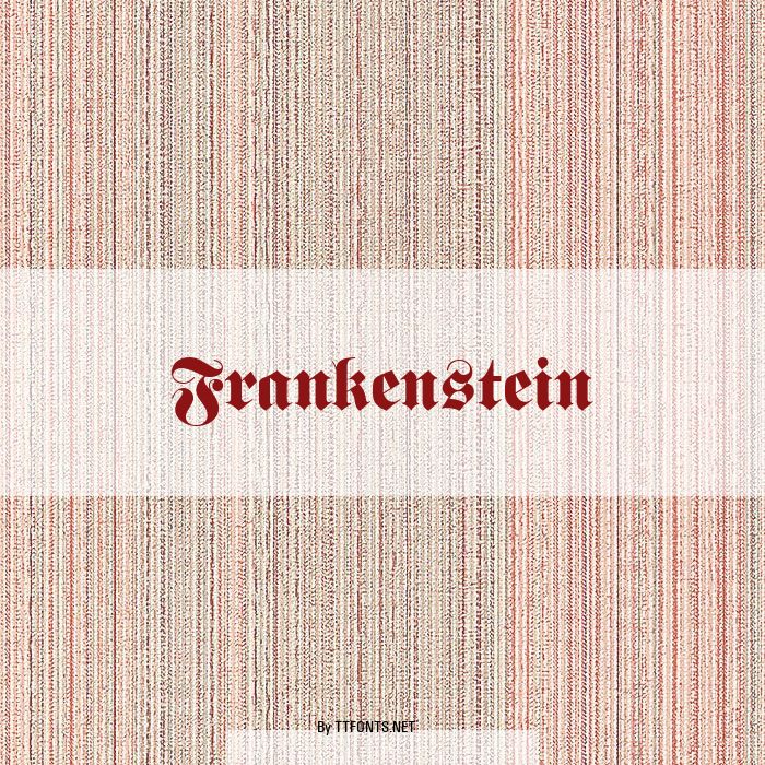 Frankenstein example
