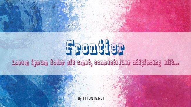 Frontier example