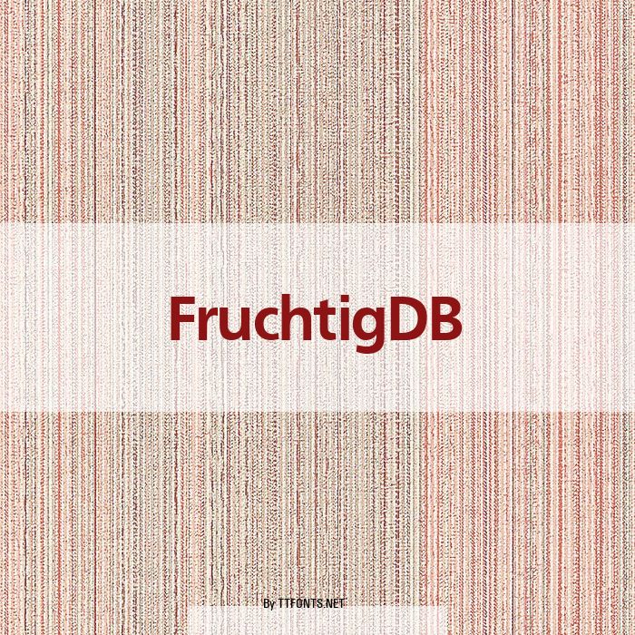 FruchtigDB example