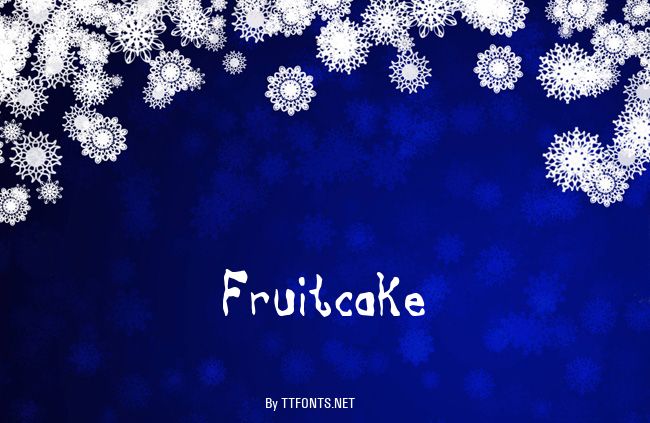 Fruitcake example