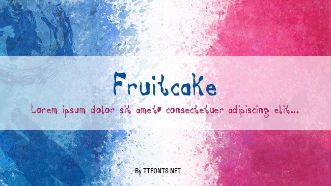 Fruitcake example