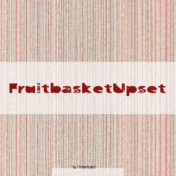 FruitbasketUpset example