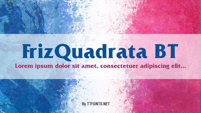 FrizQuadrata BT example