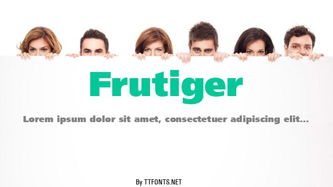 Frutiger example