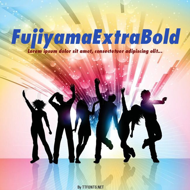 FujiyamaExtraBold example
