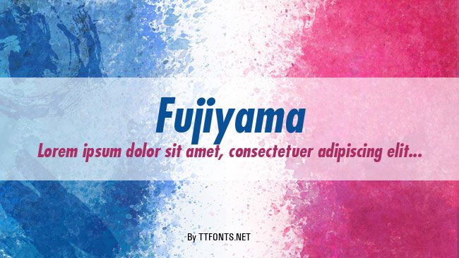 Fujiyama example