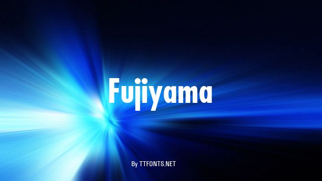 Fujiyama example