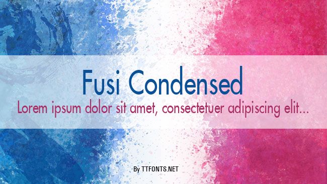 Fusi Condensed example