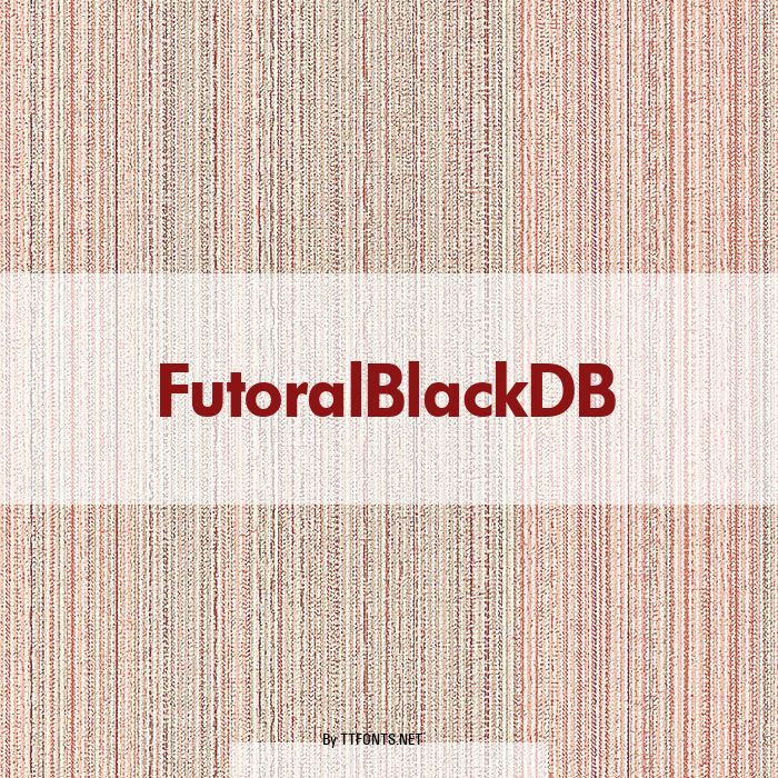 FutoralBlackDB example