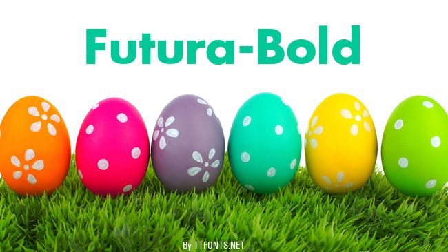 Futura-Bold example
