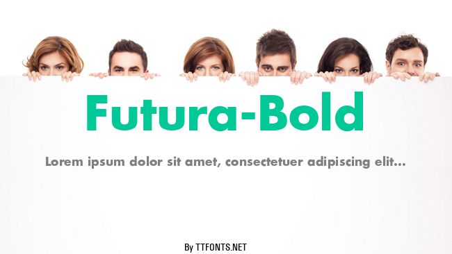 Futura-Bold example