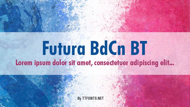 Futura BdCn BT example