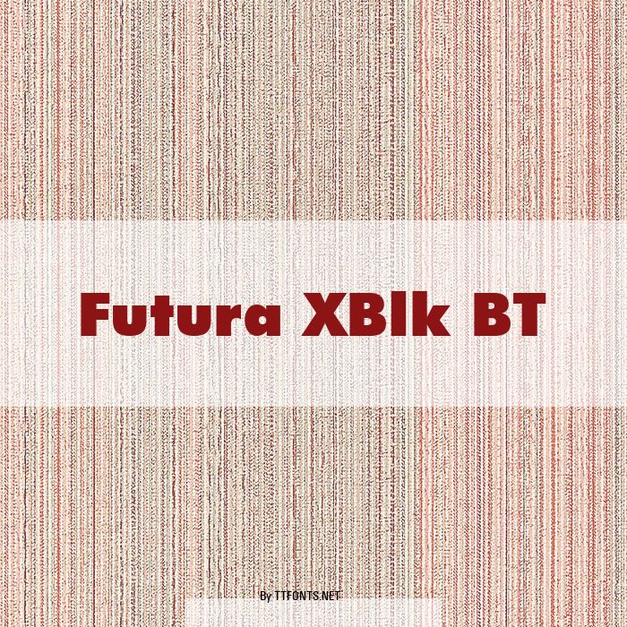 Futura XBlk BT example