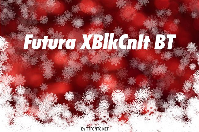 Futura XBlkCnIt BT example