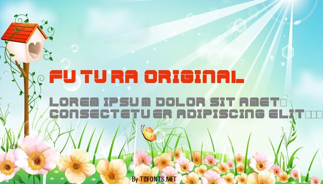 Futura Original example