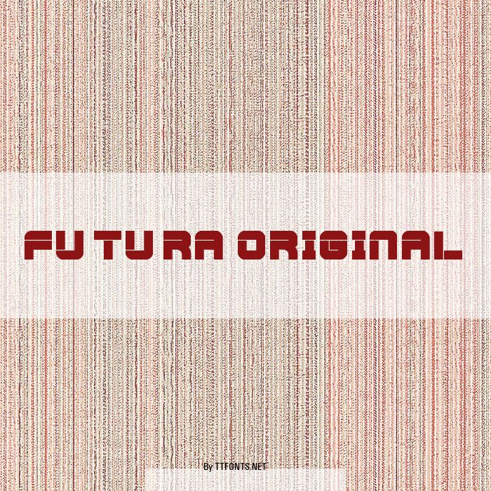 Futura Original example