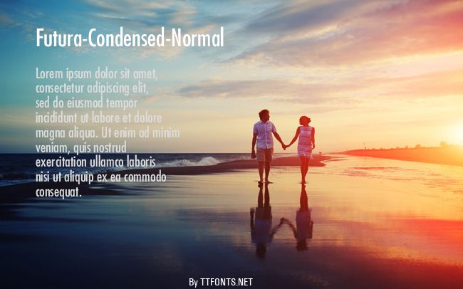 Futura-Condensed-Normal example