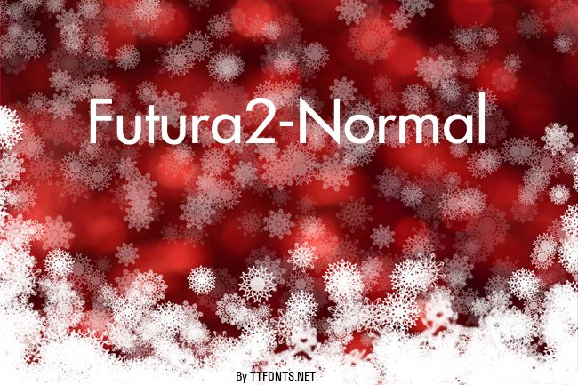 Futura2-Normal example