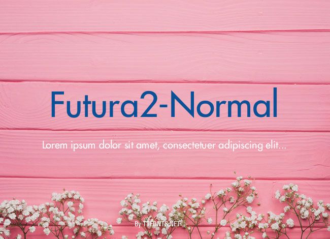 Futura2-Normal example