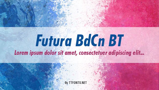 Futura BdCn BT example