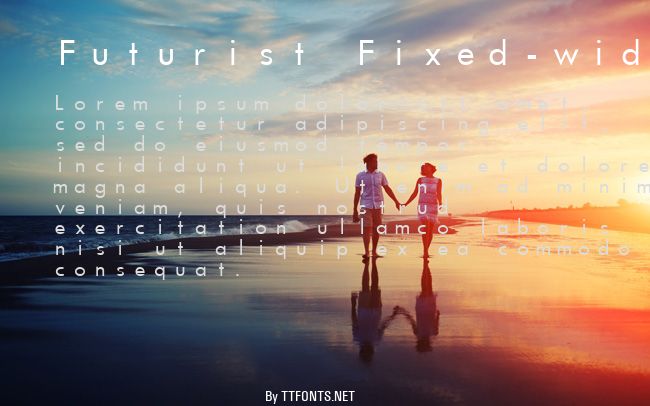 Futurist Fixed-width example