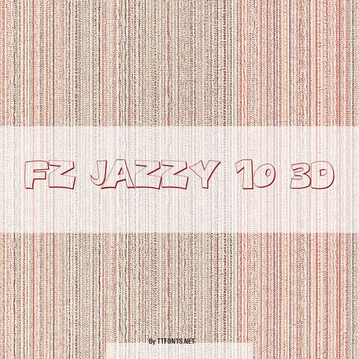 FZ JAZZY 10 3D example