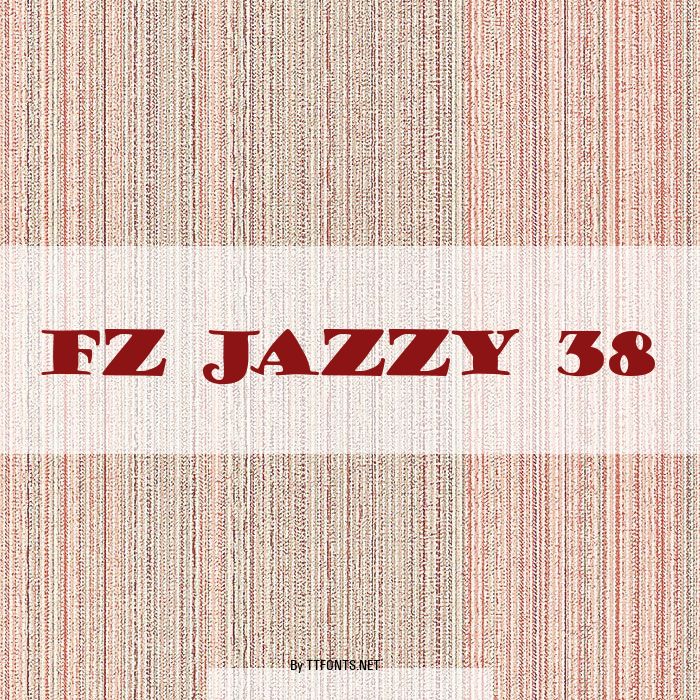 FZ JAZZY 38 example