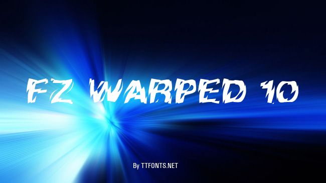 FZ WARPED 10 example