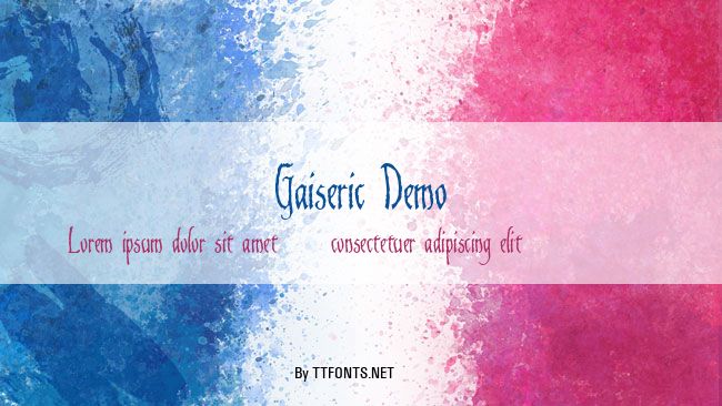 Gaiseric Demo example