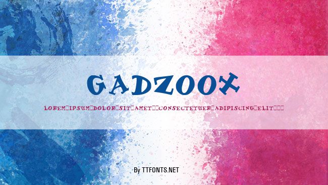 Gadzoox example