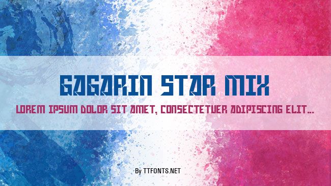 Gagarin Star Mix example