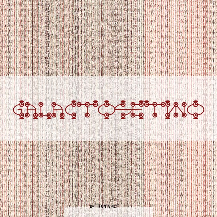 GalactoseTWO example