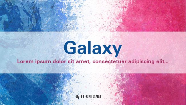 Galaxy example