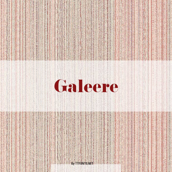 Galeere example